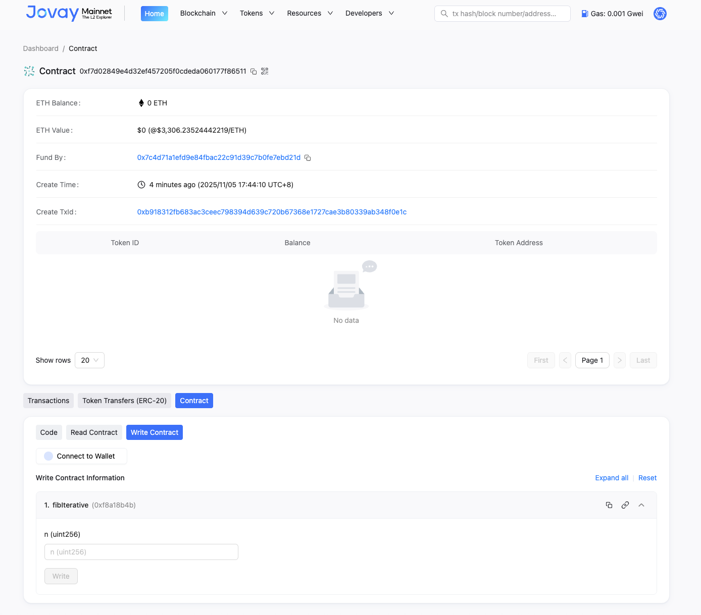 Step 4: Verified Contract Interface 1